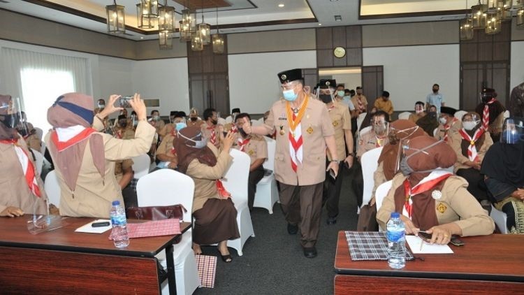Nasrul Abit: Gerakan Pramuka Bentuk Daya Saing Pemuda Sumbar