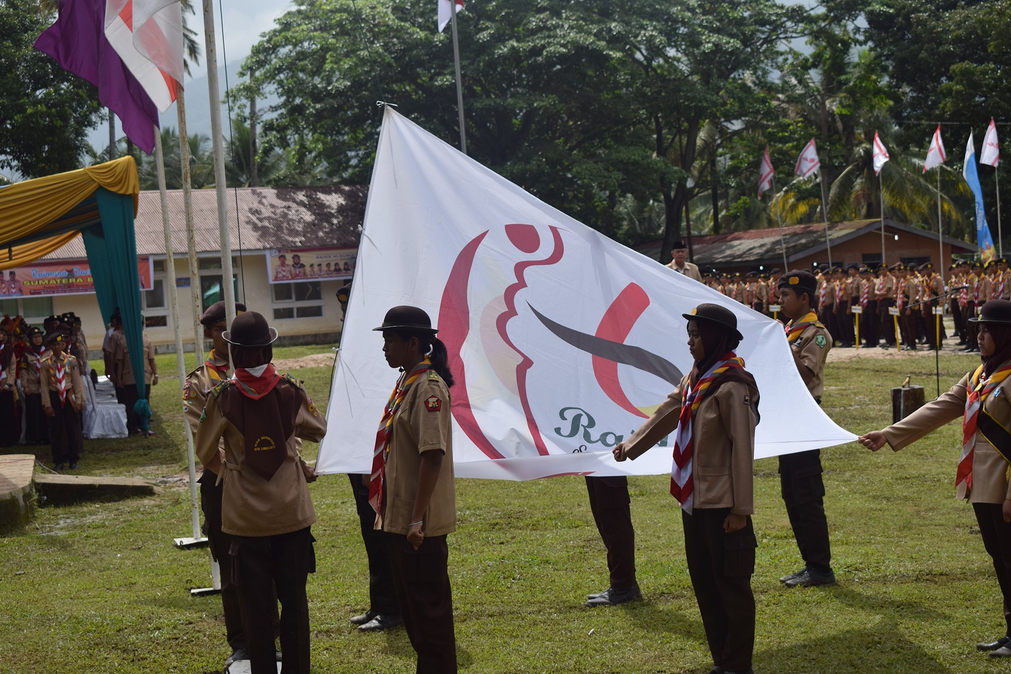 UPACARA PEMBUKAAN KEGIATAN RAIMUNA DAERAH VI SUMBAR BERLANSUNG MERIAH