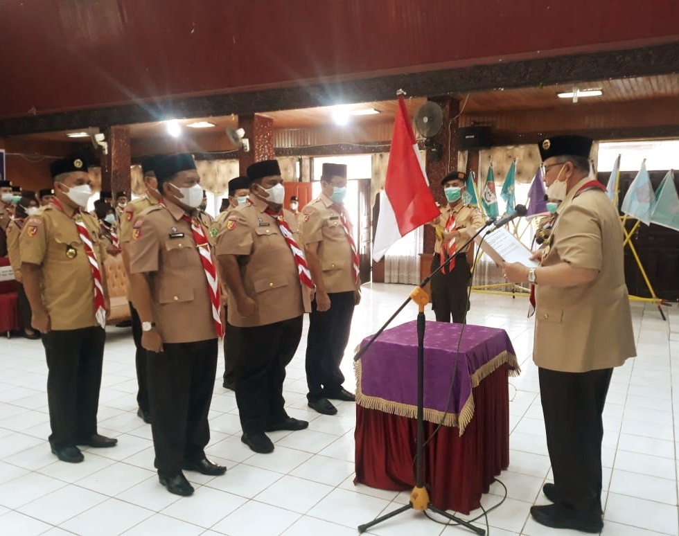 Ketua Kwarda Sumbar Lantik Bupati Padang Pariaman Menjadi Ketua Mabicab