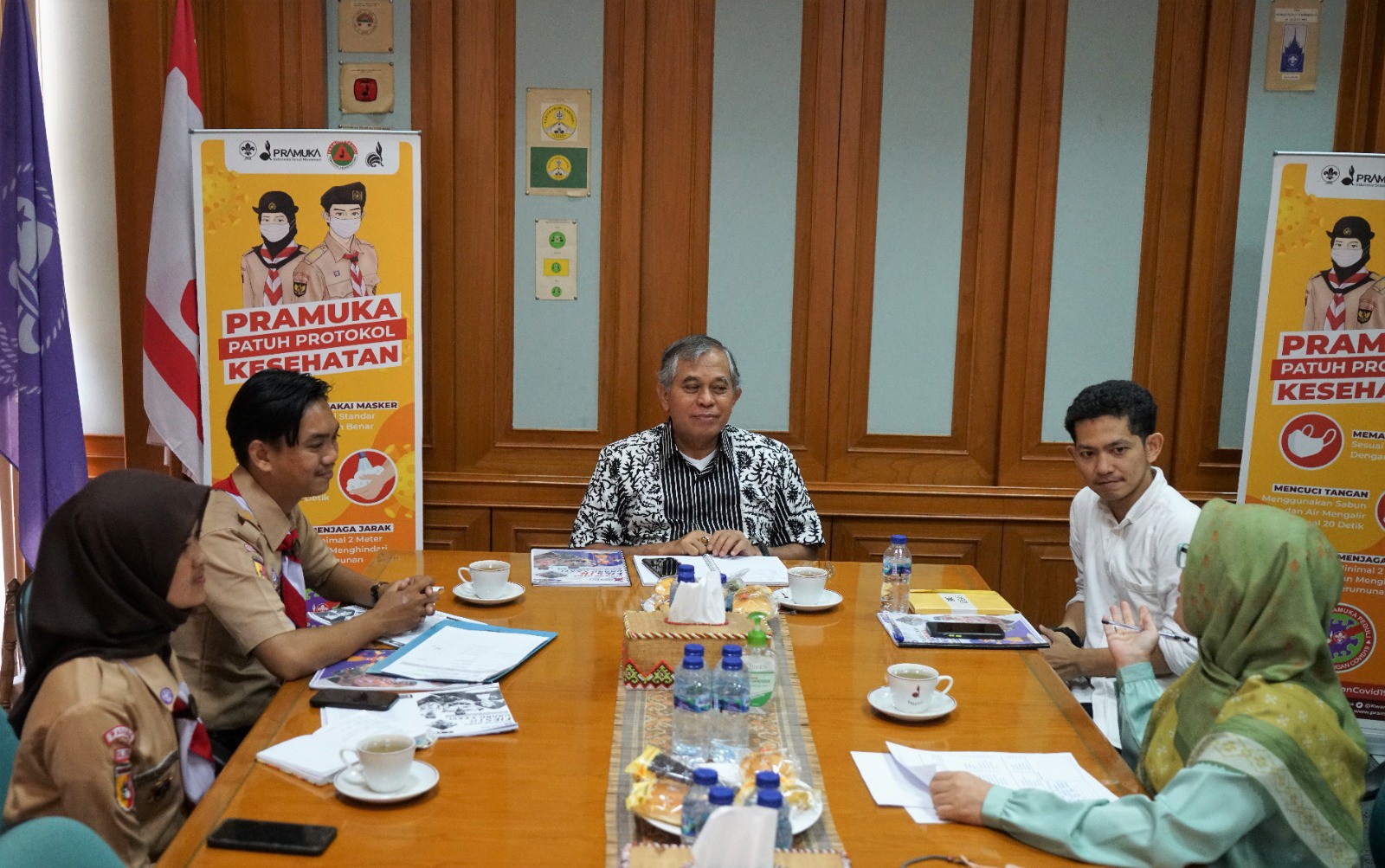 Kwarnas Terima Audiensi Racana Putra Putri Swarnadwipa Pangakalan Universitas Andalas 