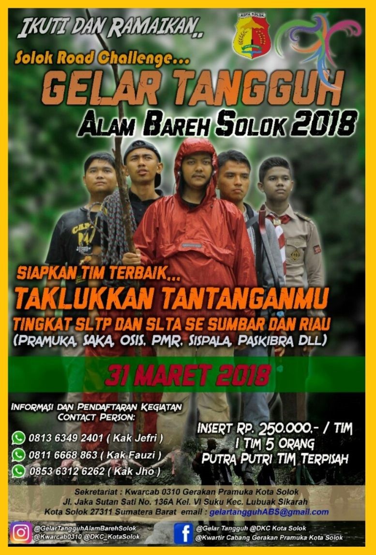 Kwarcab Solok adakan Gelar Tangguh Alam Bareh Solok