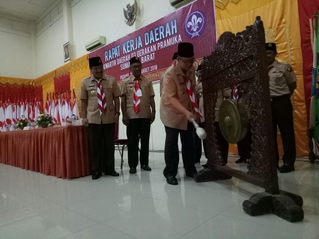 Ini Dia Program Kegiatan Kwarda 03 Gerakan Pramuka Sumbar yang Dibahas Dalam Rakerda 2018