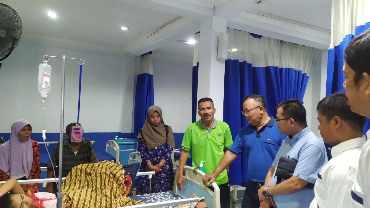 Waka Kwarnas dan Andalan Kwarda Besuk Korban Tragedi Banca Laweh