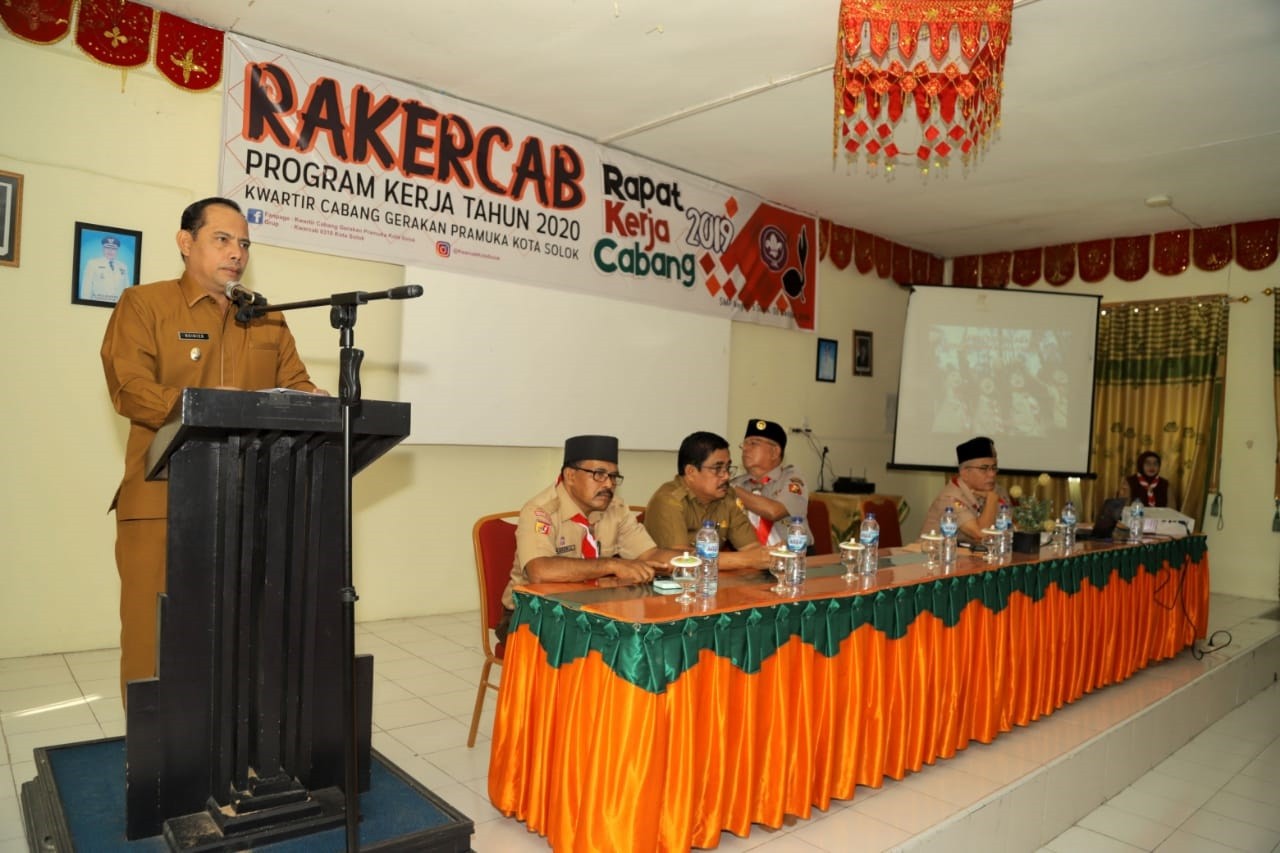 SUSUN PROGRAM KERJA 2020 PRAMUKA ADAKAN RAKERCAB