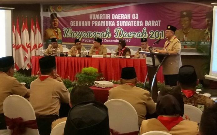 Nasrul Abit Terpilih Jadi Ketua Kwarda Pramuka Sumbar