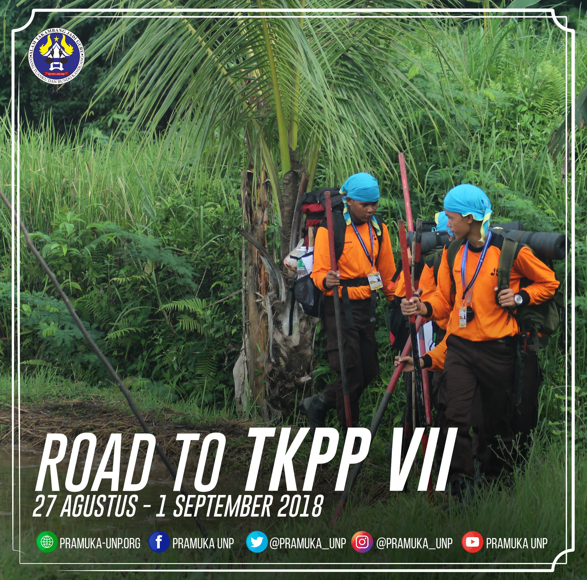 AKHIR AGUSTUS, PRAMUKA UNP GELAR TKPP